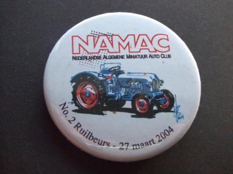 NAMAC miniatuur autobeurs tractor blauw onbekend